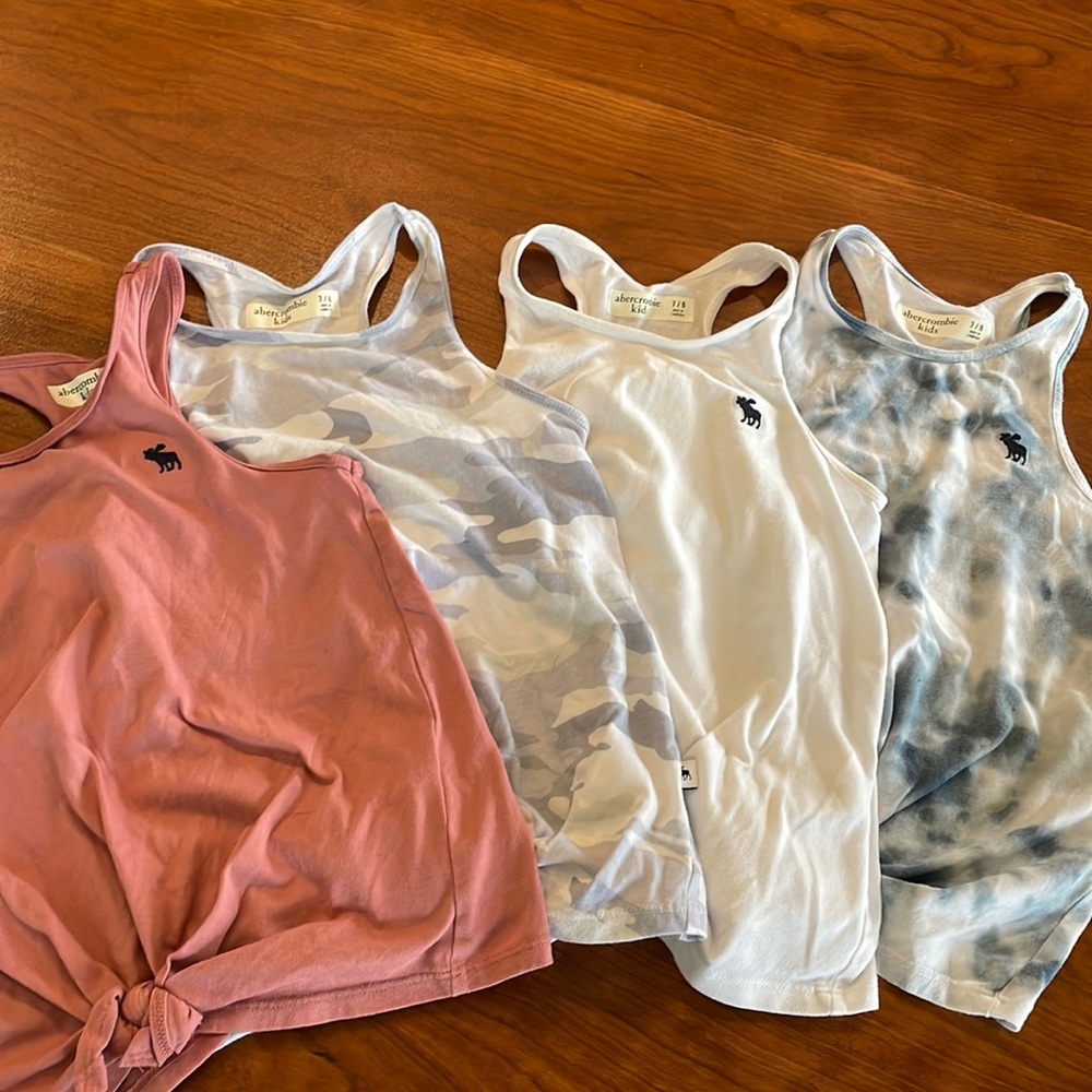 Abercrombie kids tied tank top bundle size 7/8.